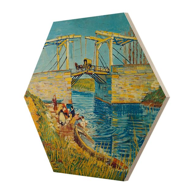 Vincent van Gogh Vincent van Gogh - The Drawbridge at Arles with a Group of Washerwomen