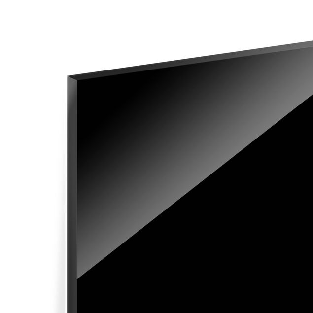 Glass Splashback - Colour Black - Panoramic