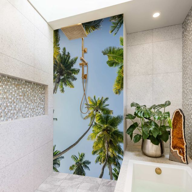 Shower wall cladding Palm Tree Canopy