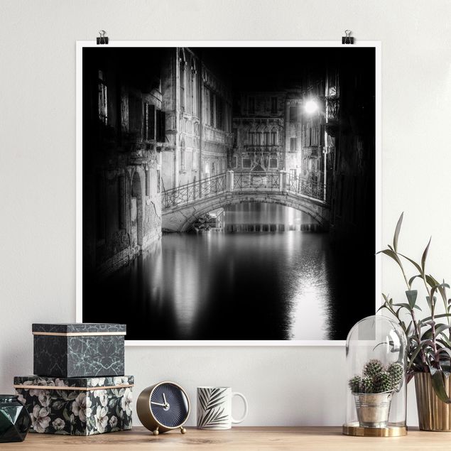 Italian prints Bridge Venice