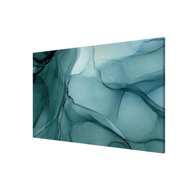 Abstract canvas wall art Mottled Blue Spruce