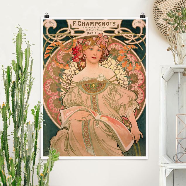 Kitchen Alfons Mucha - Poster For F. Champenois