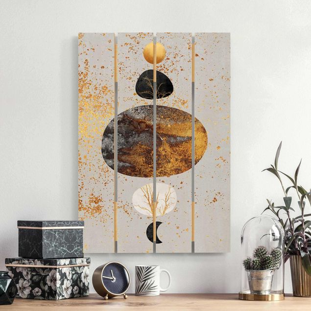 Kitchen Sun And Moon In Golden Glory