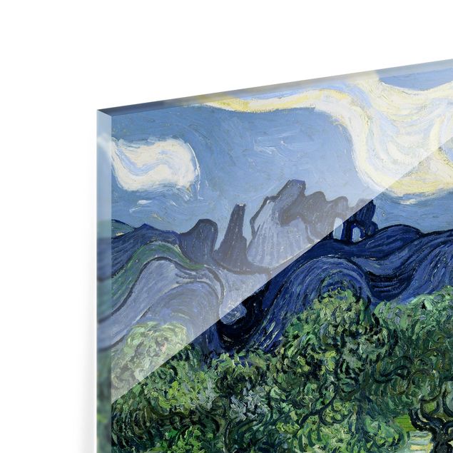 Glass splashback art print Vincent van Gogh - Olive Trees