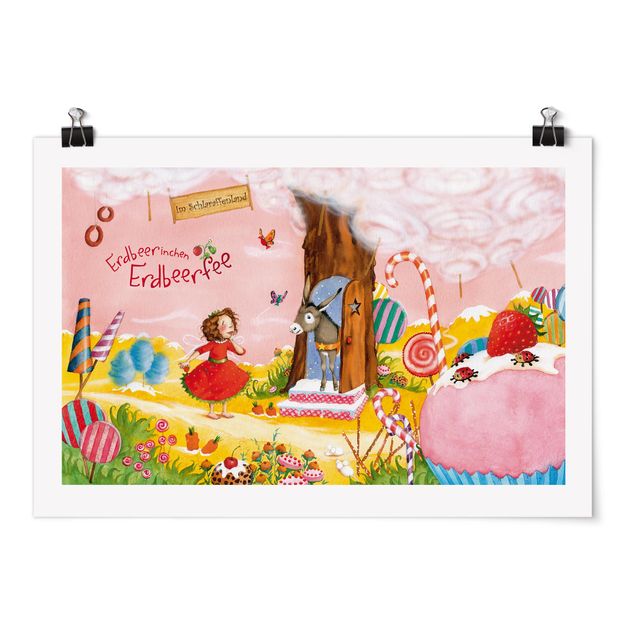 Prints multicoloured Little Strawberry Strawberry Fairy - Cockaigne