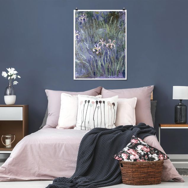 Paintings of impressionism Claude Monet - Iris