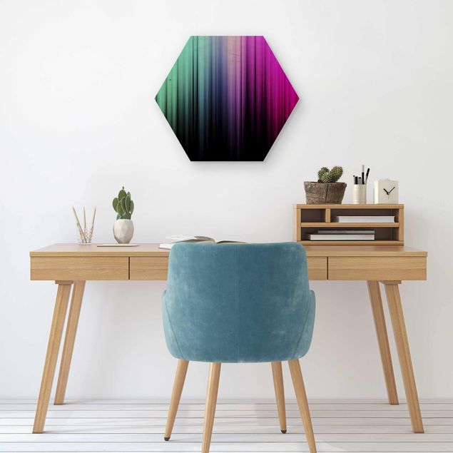 Wood prints Rainbow Display