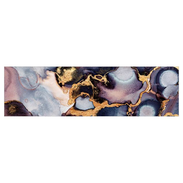 Adhesive films Marble Watercolour With Gold