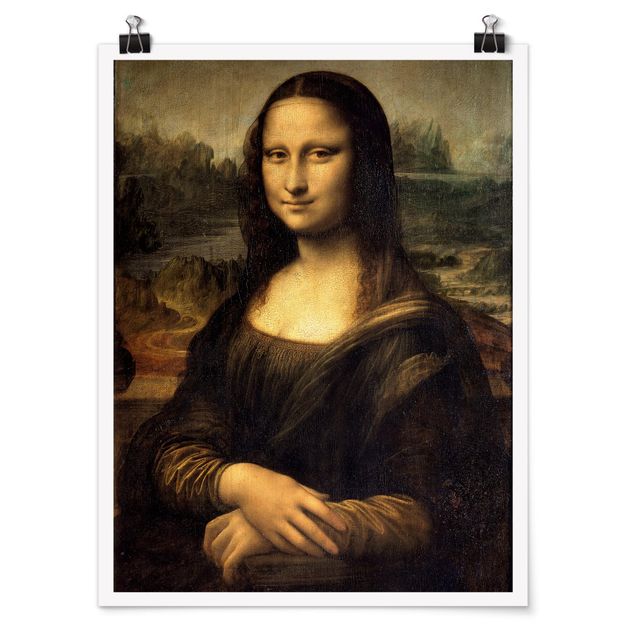 Art posters Leonardo da Vinci - Mona Lisa
