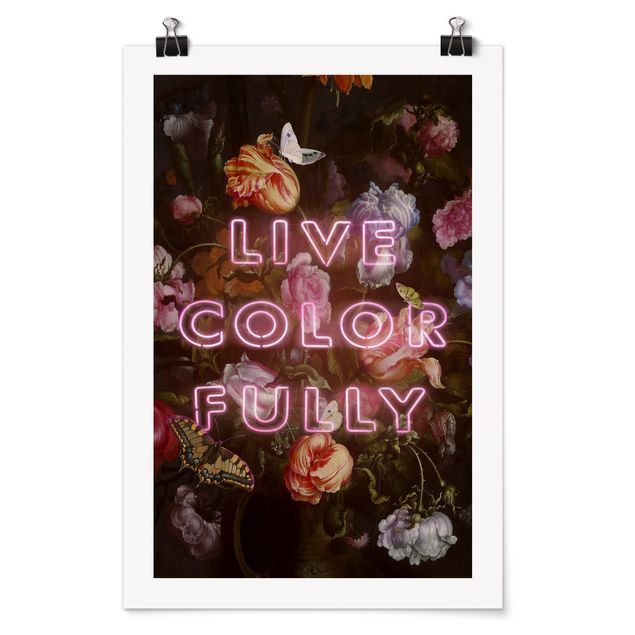 Prints quotes Live Colour Fully