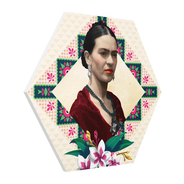 Prints flower Frida Kahlo - Flowers And Geometry