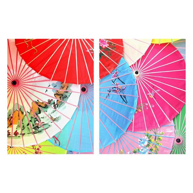 Prints multicoloured The Chinese Parasols