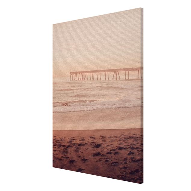 Beach prints California Crescent Shaped Shore