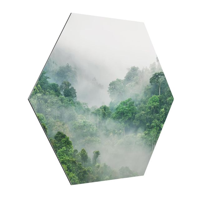 Trees on canvas Jungle In The Fog