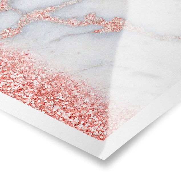 Uta Naumann Marble Look With Pink Confetti