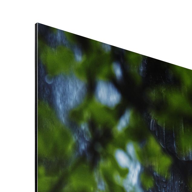Green canvas wall art View Of Waterfall