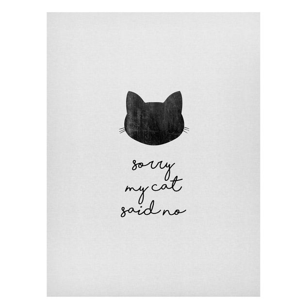Magnet boards animals Pet Quote Sorry My Cat Said No