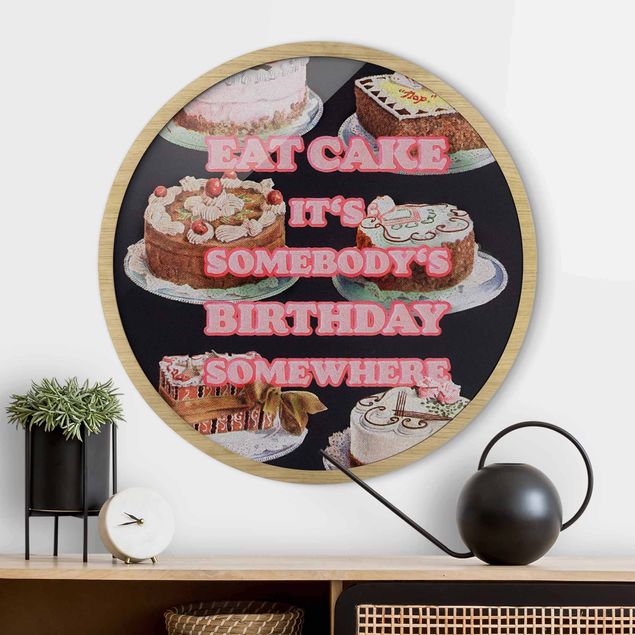 Kitchen Eat Cake It's Birthday