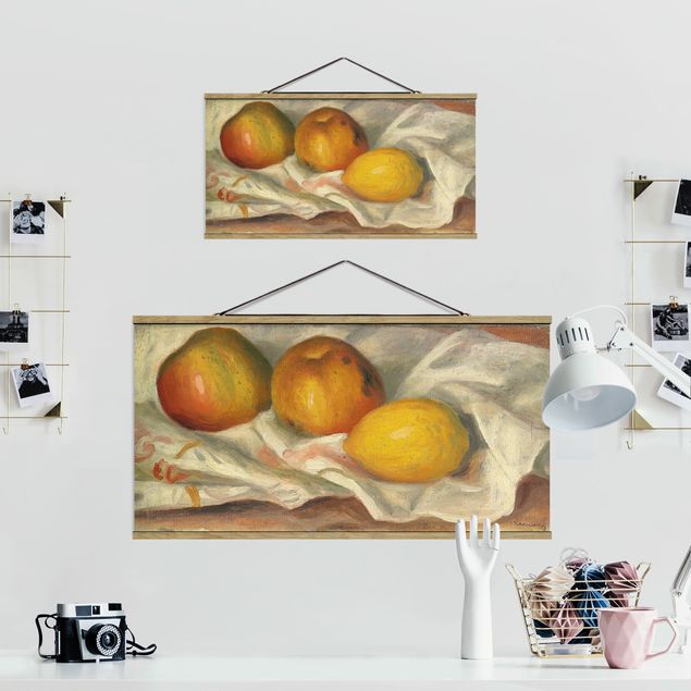 Fruit wall art Auguste Renoir - Two Apples And A Lemon