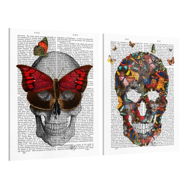 Prints animals Scary Reading - Butterfly Mask Set I