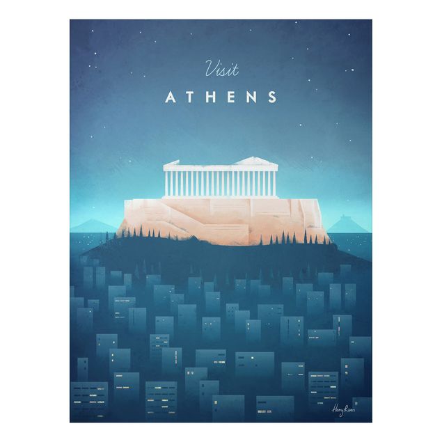Art posters Travel Poster - Athens