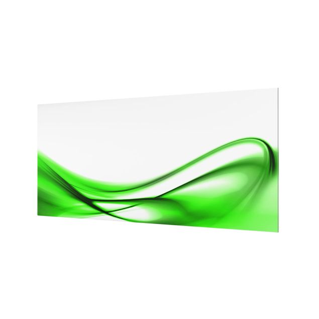 Glass Splashback - Green Touch - Landscape 1:2