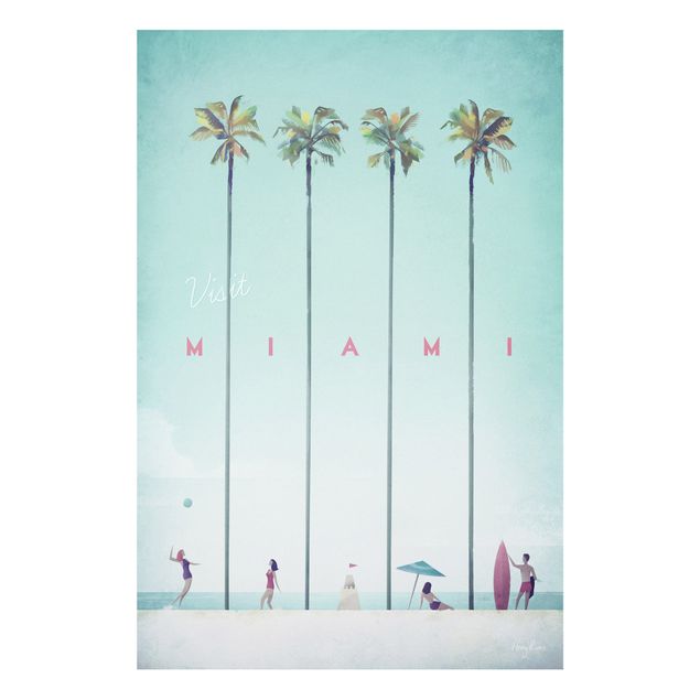 Landscape wall art Travel Poster - Miami