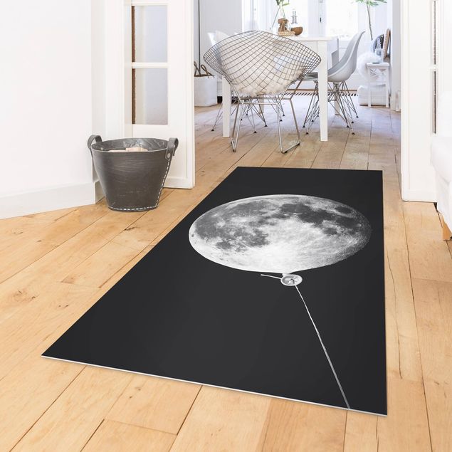 outdoor patio rugs Balloon With Moon