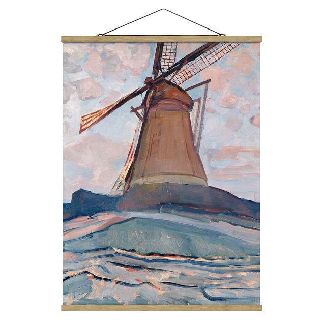 Art prints Piet Mondrian - Windmill
