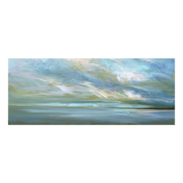 Glass splashback abstract Coast Sky