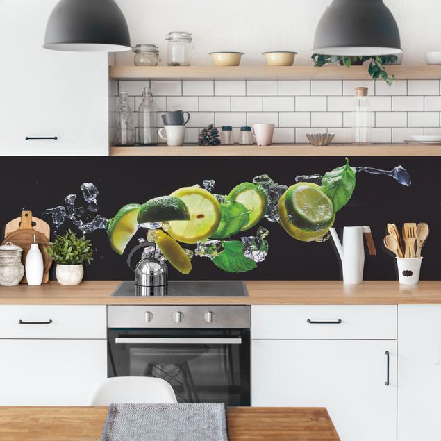 Kitchen splashback frutta and vegetables Mojito Ingredients