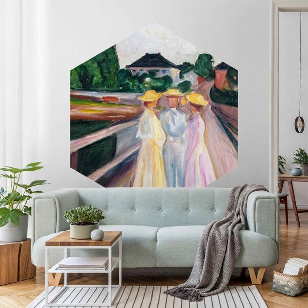 Post impressionism Edvard Munch - Three Girls
