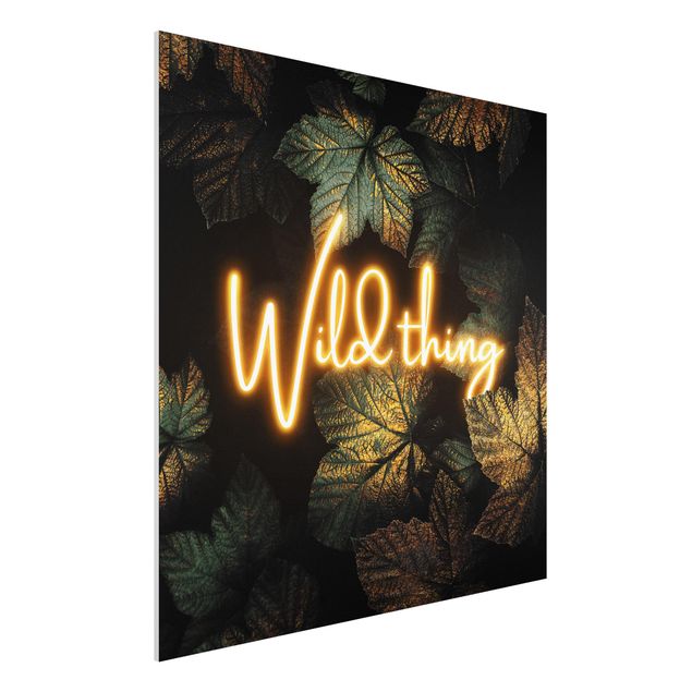 Art posters Wild Thing Golden Leaves