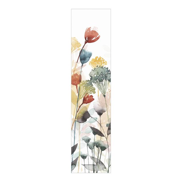 Sliding panel curtains flower Wildflowers In Summer II
