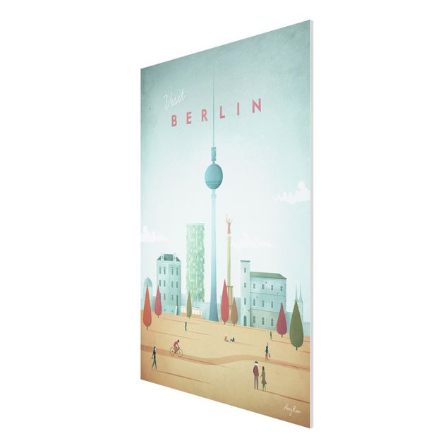Canvas art Travel Poster - Berlin