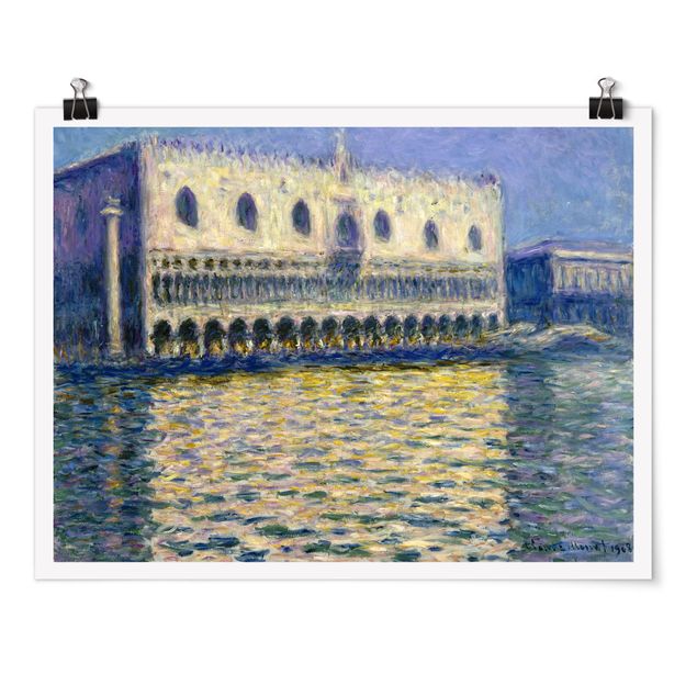 Art prints Claude Monet - The Palazzo Ducale