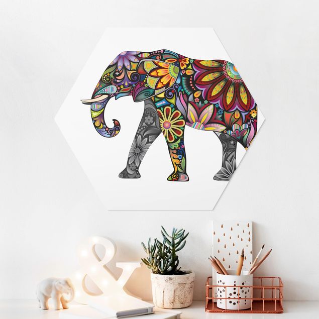 Prints elefant No.651 Elephant Pattern