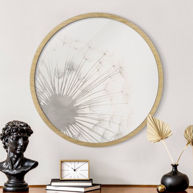 Vintage wall art A Touch Dandelion