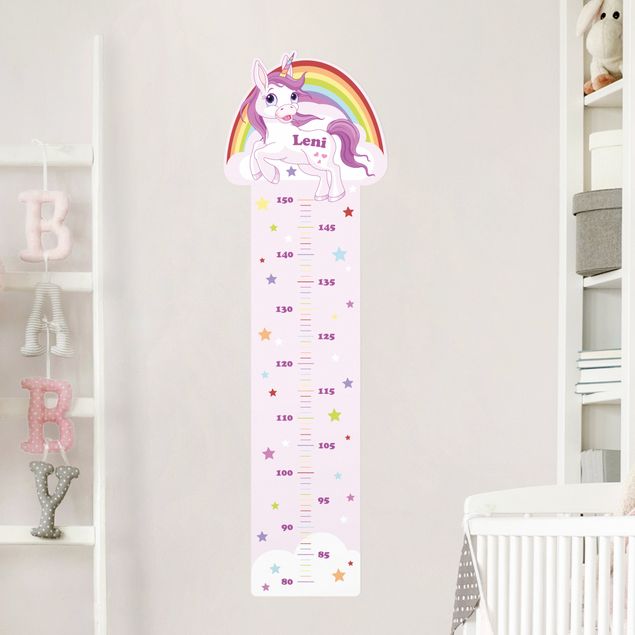 Nursery decoration Unicorn Rainbow With Customised Name