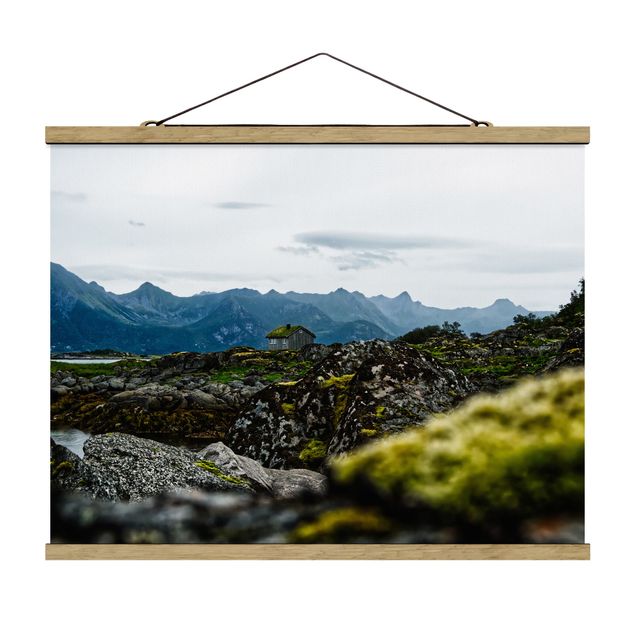Contemporary art prints Desolate Hut In Norway