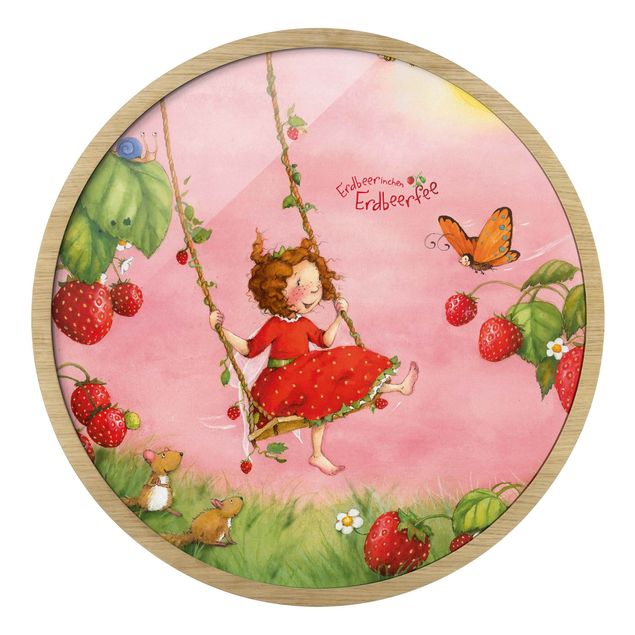 Prints pink The Strawberry Fairy - Tree Swing