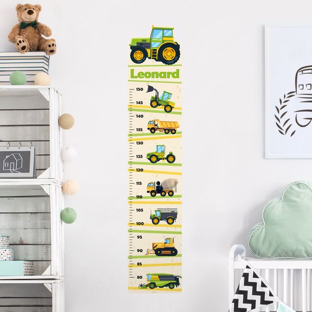 Kids room decor Harvester Tractor and Co. with custom name