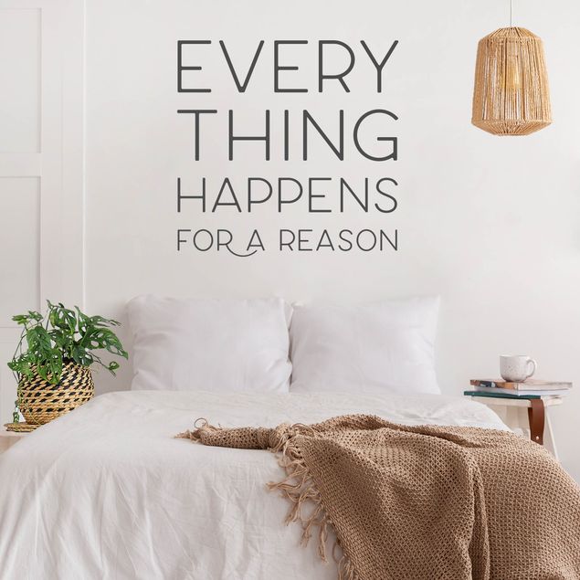 Wall sticker - Everything Happens For A Reason