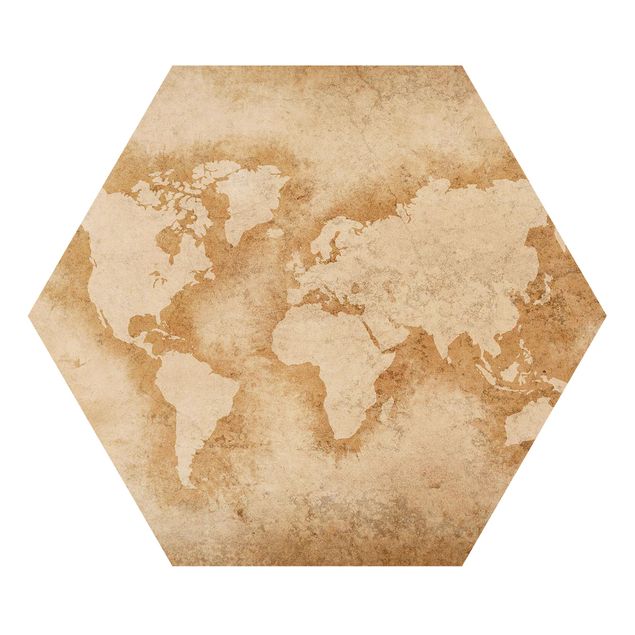 Forex prints Antique World Map