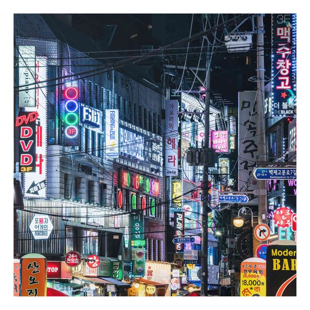 Splashback - Nightlife Of Seoul - Square 1:1