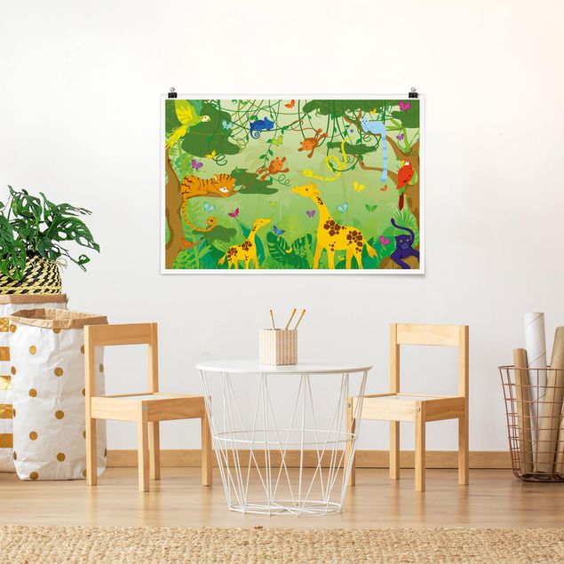 Landscape wall art No.IS87 Jungle Game