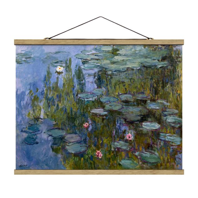Landscape canvas prints Claude Monet - Water Lilies (Nympheas)