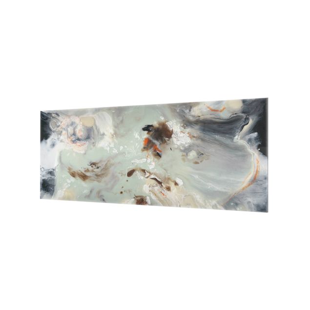 Glass Splashback - Tide With Flotsam IV - Panoramic