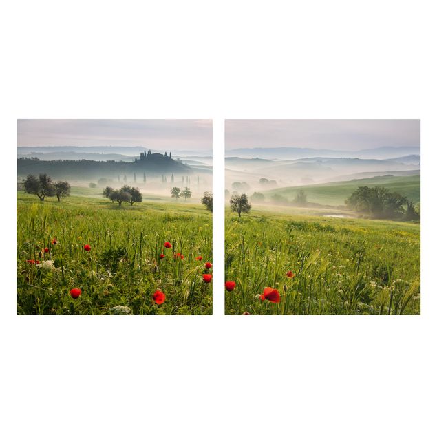 Floral canvas Tuscan Spring