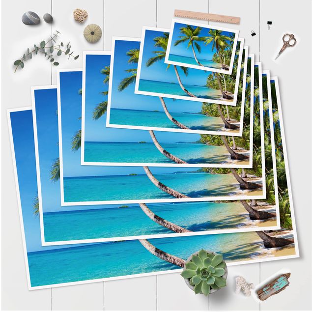 Prints blue Beach Of Thailand